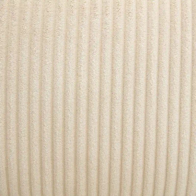 Elegant Corduroy 3 Seater Sofa with 5 Pillows