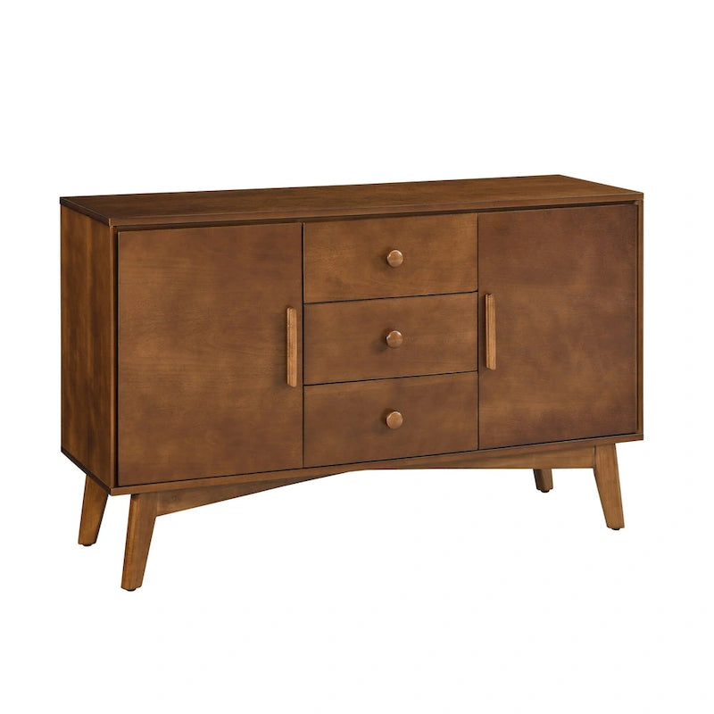 47.3 Mid Century Modern Sideboard Buffet Cabinet with Storage,Storage Cabinet with 2 Doors and 3 Drawers,Accent Console Table