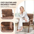 Living Room Chair with Solid Wood