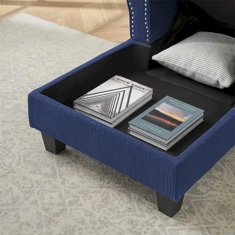 Chaise Lounge Indoor Sleeper Sofa Bed Chair Upholstered Lounge Chair