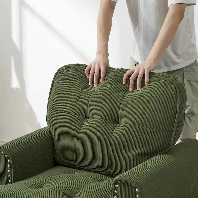 Chaise Lounge Indoor Sleeper Sofa Bed Chair Upholstered Lounge Chair