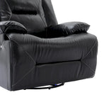 2 Seater Home Theater Recliner Manual Recliner Chair with a LED Light Strip Two Cup Holders and a Storage Box