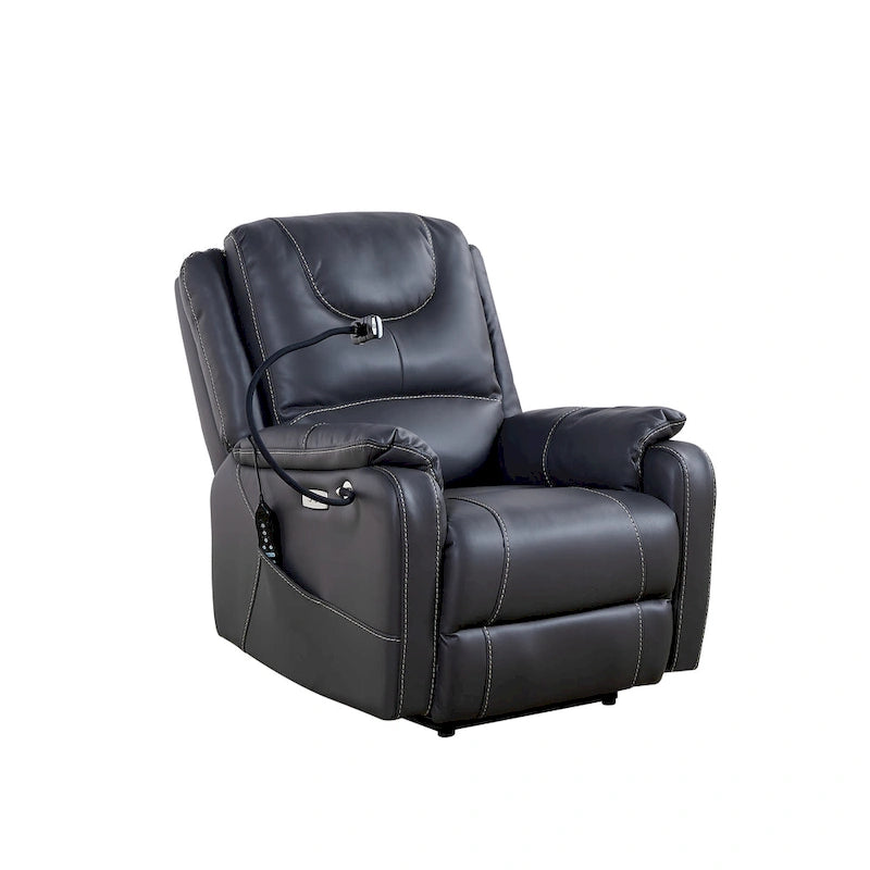 Christopher Knight Home Power Recliner Chair with Massage and USB Charge Ports