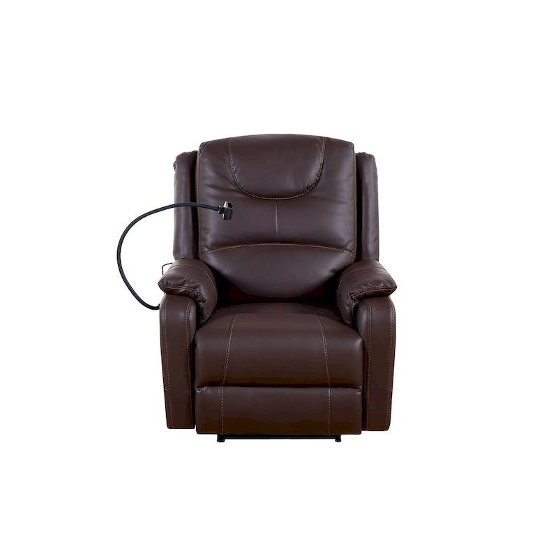 Christopher Knight Home Power Recliner Chair with Massage and USB Charge Ports