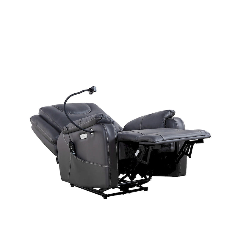 Christopher Knight Home - Liyasi Zero Gravity Power Recliner with Massage, Heating, USB Charging & Phone Holder