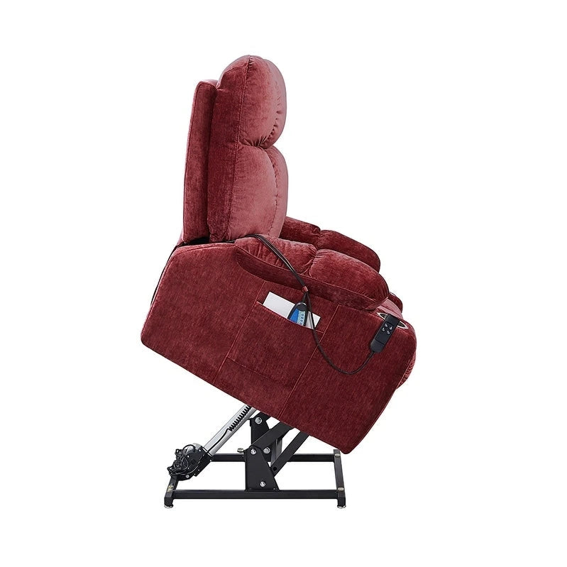 Christopher Knight Home Power Lift Recliner Chair for Elderly Infinite Position Lay Flat 180 with Heat Massage