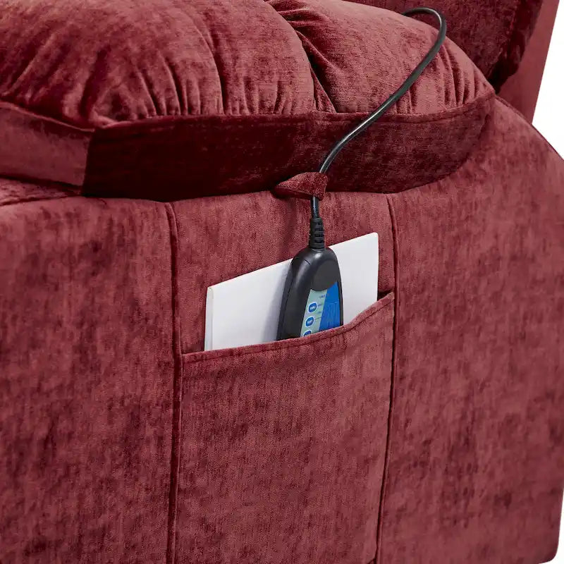 Christopher Knight Home Power Lift Recliner Chair for Elderly Infinite Position Lay Flat 180 with Heat Massage