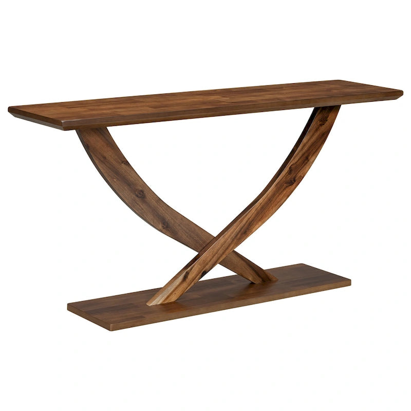 Christopher Knight Home - Mirod Modern Rustic Console Table with Cross-Leg Design for Living Room and Bedroom