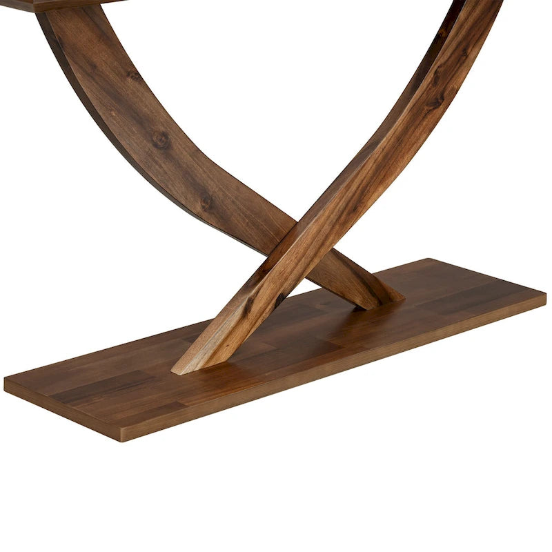 Christopher Knight Home - Mirod Modern Rustic Console Table with Cross-Leg Design for Living Room and Bedroom