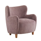 Bacho Fabric Wingback Accent Chair by Christopher Knight Home