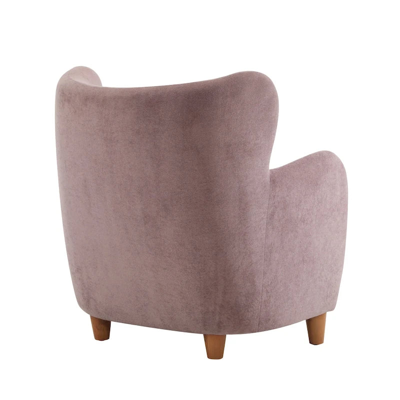 Bacho Fabric Wingback Accent Chair by Christopher Knight Home