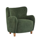 Bacho Fabric Wingback Accent Chair by Christopher Knight Home