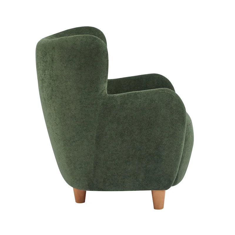 Bacho Fabric Wingback Accent Chair by Christopher Knight Home