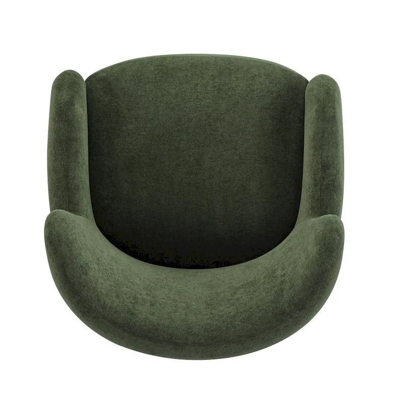 Bacho Fabric Wingback Accent Chair by Christopher Knight Home