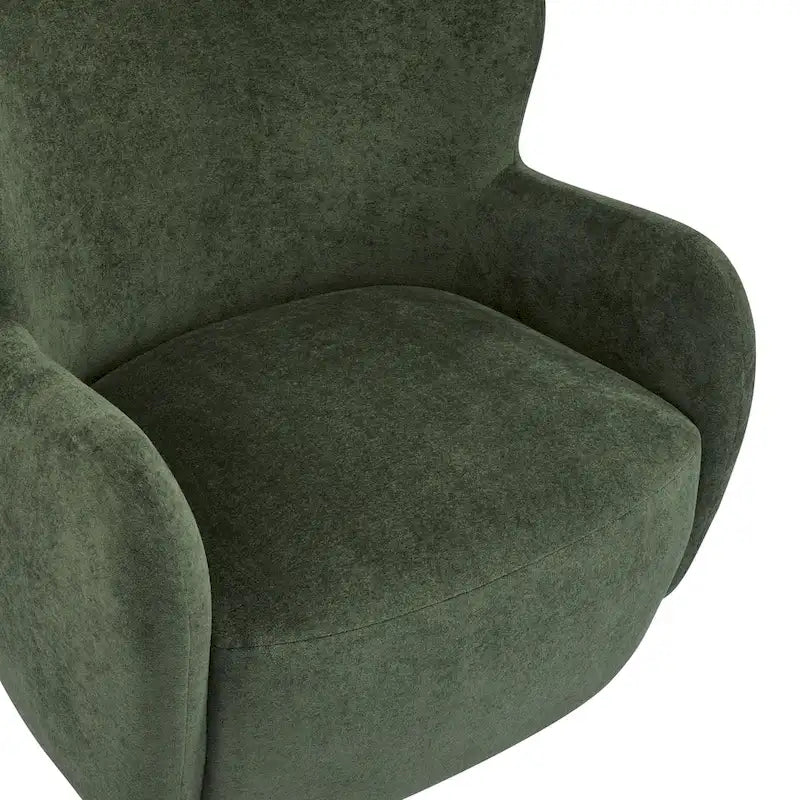 Bacho Fabric Wingback Accent Chair by Christopher Knight Home