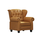 Modern Tufted Push Back Tufted Recliner Armchair