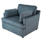 Naro Modern Fabric Accent Chair with Removable Cushion by Christopher Knight Home