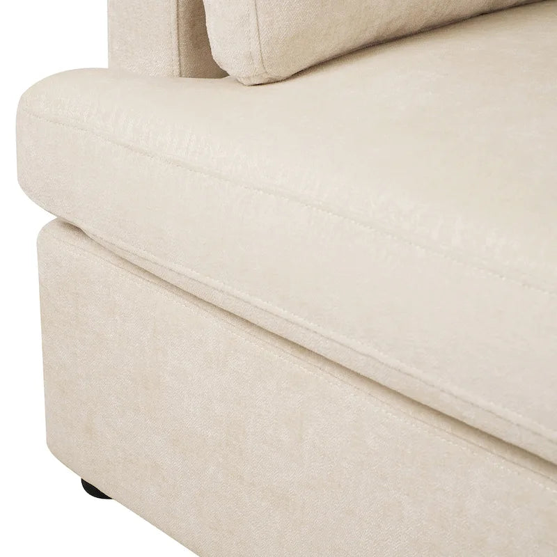 Naro Modern Fabric Accent Chair with Removable Cushion by Christopher Knight Home