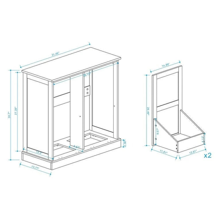 136 U-Shaped Chenille Cloud Sectional Sofa with Dual Ottomans