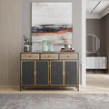 Freestanding Sideboard Storage Cabinet Entryway Floor Cabinet