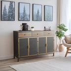 Freestanding Sideboard Storage Cabinet Entryway Floor Cabinet
