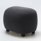 KINWELL 23 Wide Boucle Upholstered Footstool Ottoman Sofa Chair Footrest