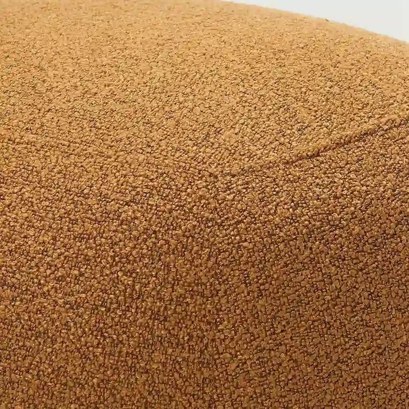 KINWELL 23 Wide Boucle Upholstered Footstool Ottoman Sofa Chair Footrest