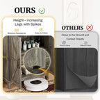 EROMMY Farmhouse Storage Cabinet with Doors and Adjustable Shelves, Small Freestanding Floor Cabinet , Narrow Organizer - N/A