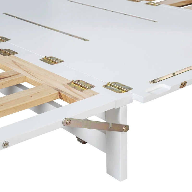 Queen Size Murphy Bed with Space-Saving Cabinet Design , Multi-Functional, 400lb Capacity