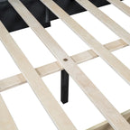 Gray Modern Full Size Upholstered Daybed with Two Storage Drawers for Bedroom