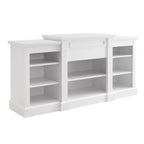 65.75 TV Stand with Large Storage Cabinet and Adjustable Shelves for TVs Up to 65
