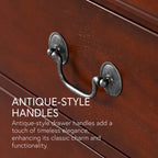 Furniture of America Devi Traditional Solid Wood 2-piece Dresser and Mirror Set