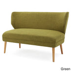 Desdemona Mid-Century Fabric Loveseat by Christopher Knight Home
