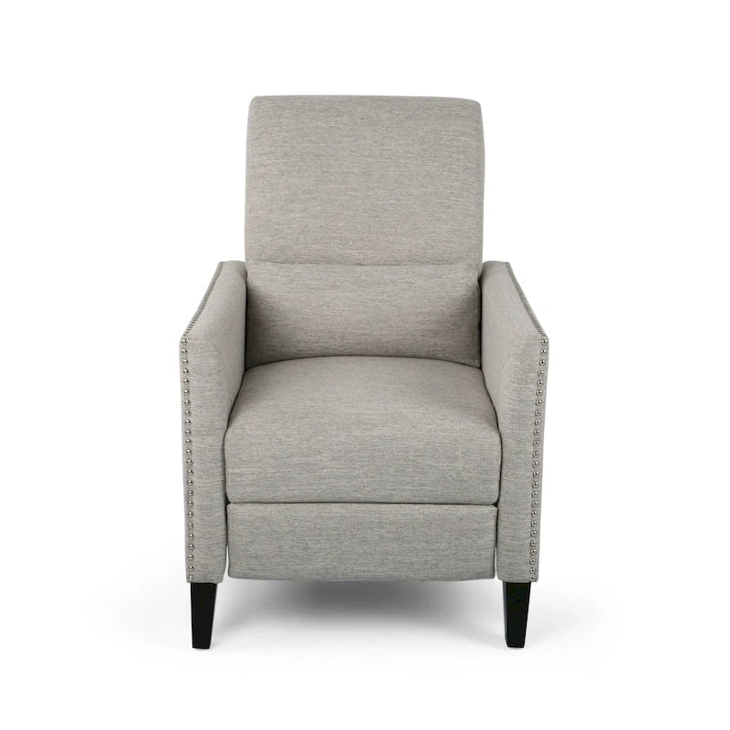 Alscot Contemporary Fabric Push Back Recliner by Christopher Knight Home