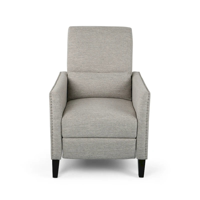 Alscot Contemporary Fabric Push Back Recliner by Christopher Knight Home
