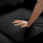 Modern Velvet Loveseat Sofa with Wooden Legs - 29.00 x 51.50 x 34.25