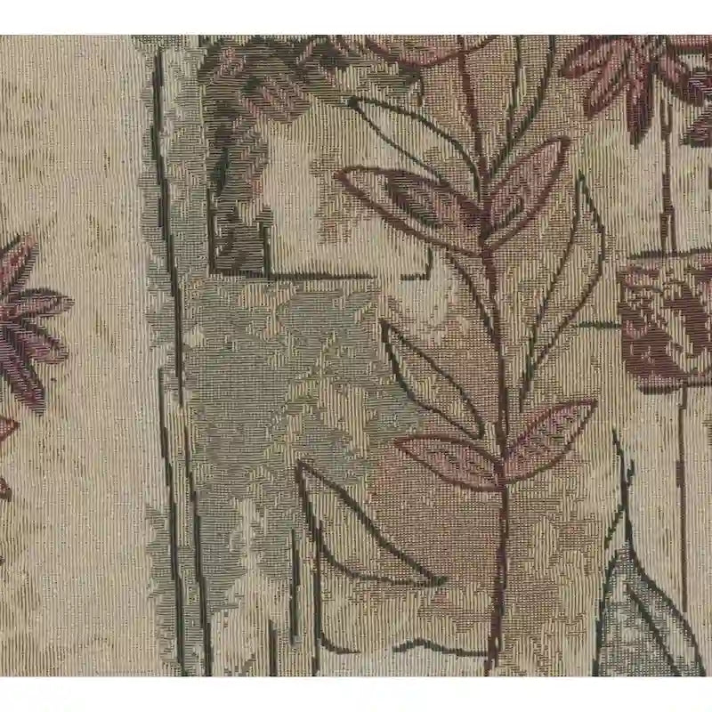 Bali 18-inch Footstool with Tapestry Cushion