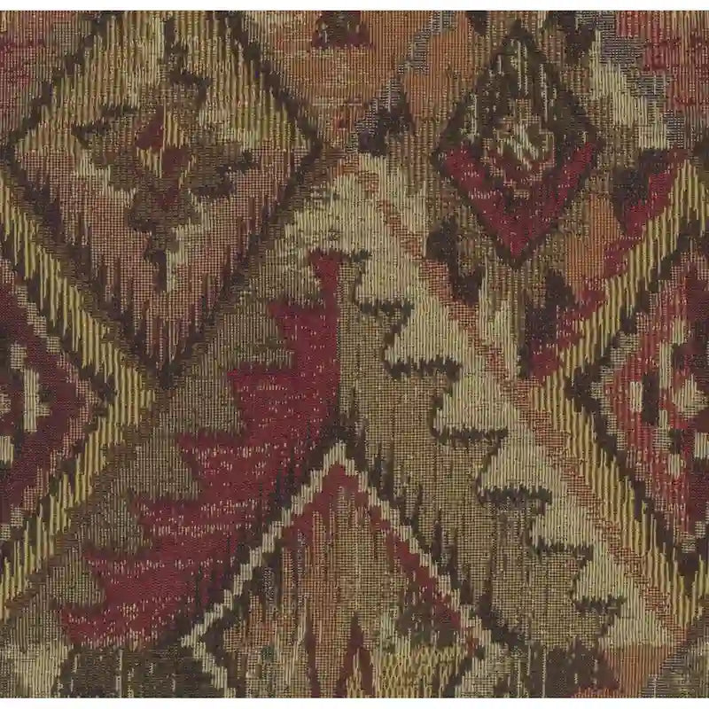 Bali 18-inch Footstool with Tapestry Cushion