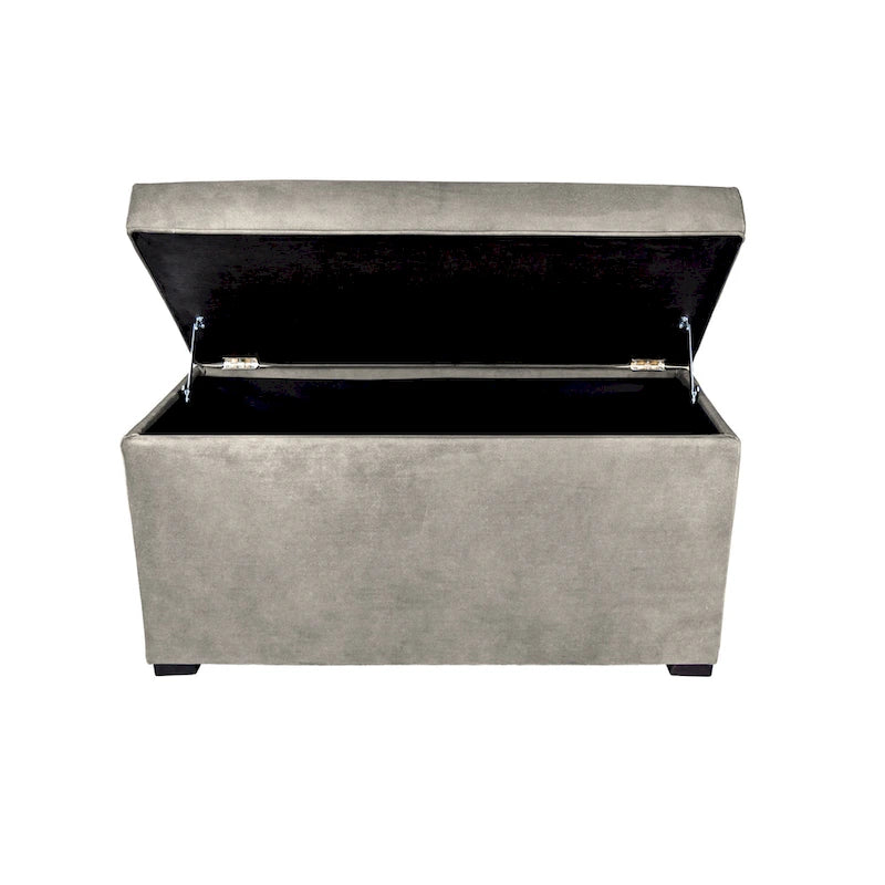 MJL Furniture Angela 8-button Tufted Obsession Storage Trunk Bench