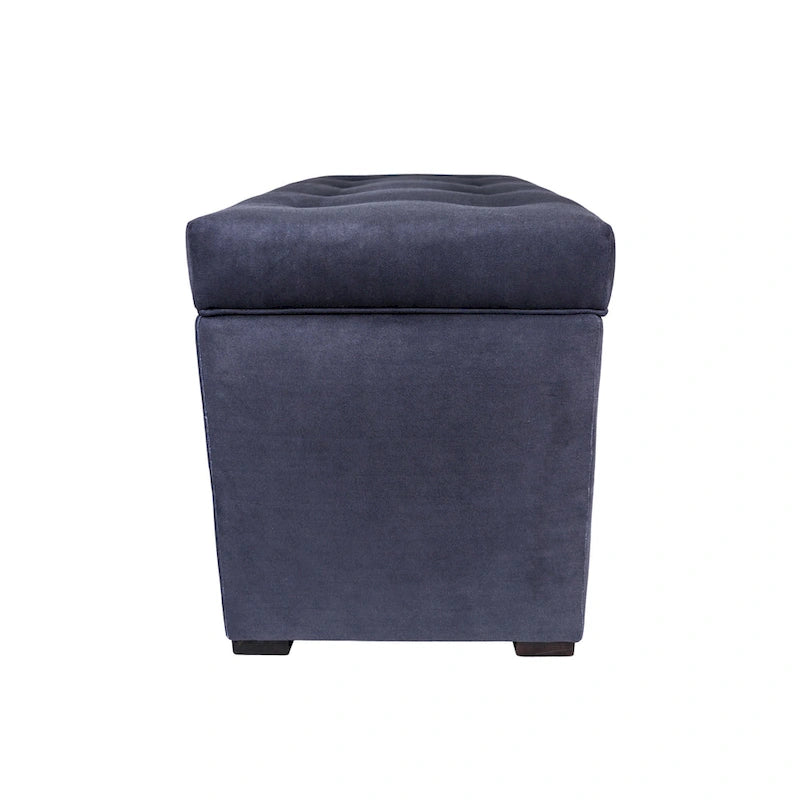 MJL Furniture Angela 8-button Tufted Obsession Storage Trunk Bench