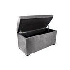 MJL Furniture Angela 8-button Tufted Obsession Storage Trunk Bench