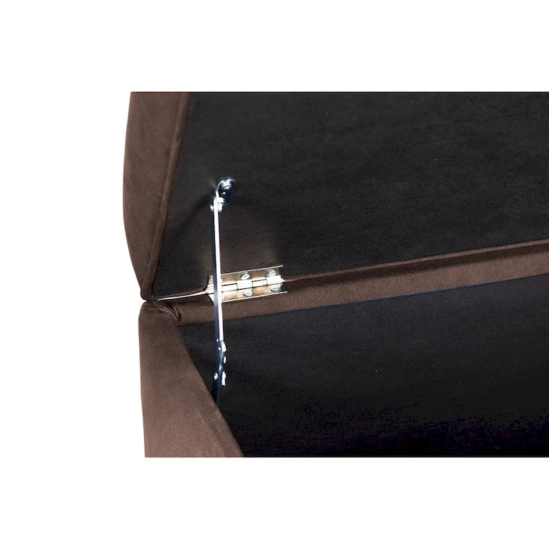 MJL Furniture Angela 8-button Tufted Obsession Storage Trunk Bench