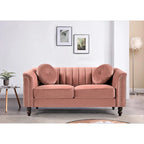 Hills Tufted Back Nailhead 2PCS Living Room set