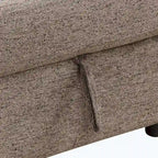 Modern L-Shape 3 Seat Reversible Sectional Couch,with Storage Chaise and 2 Stools