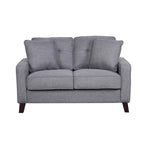 Mid-century Fabric Loveseat