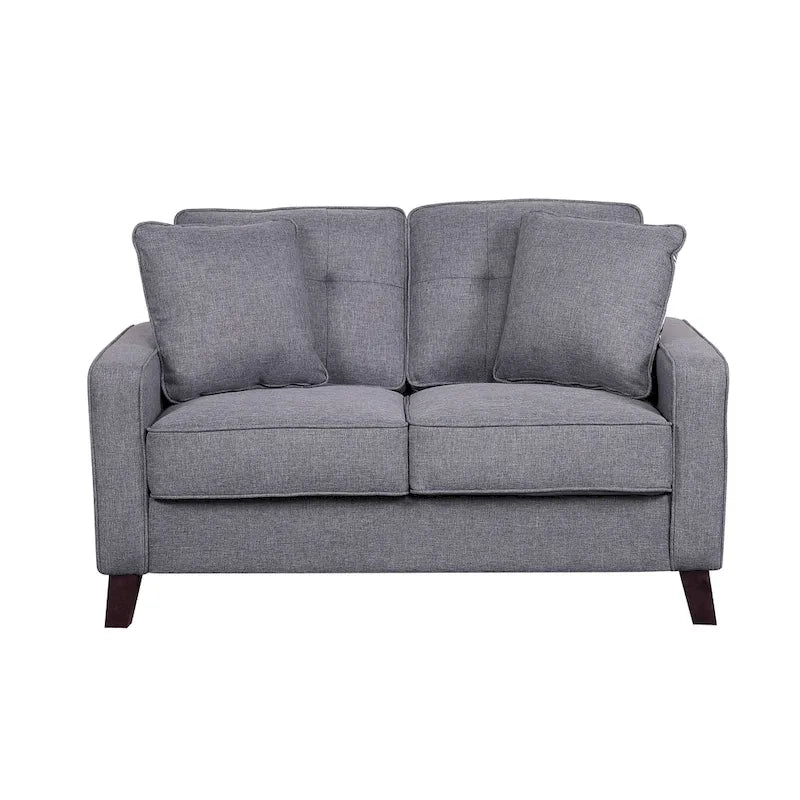 Mid-century Fabric Loveseat