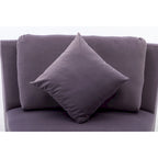 136 Velvet Semicircle couch Modular Curve Sectional Sofa