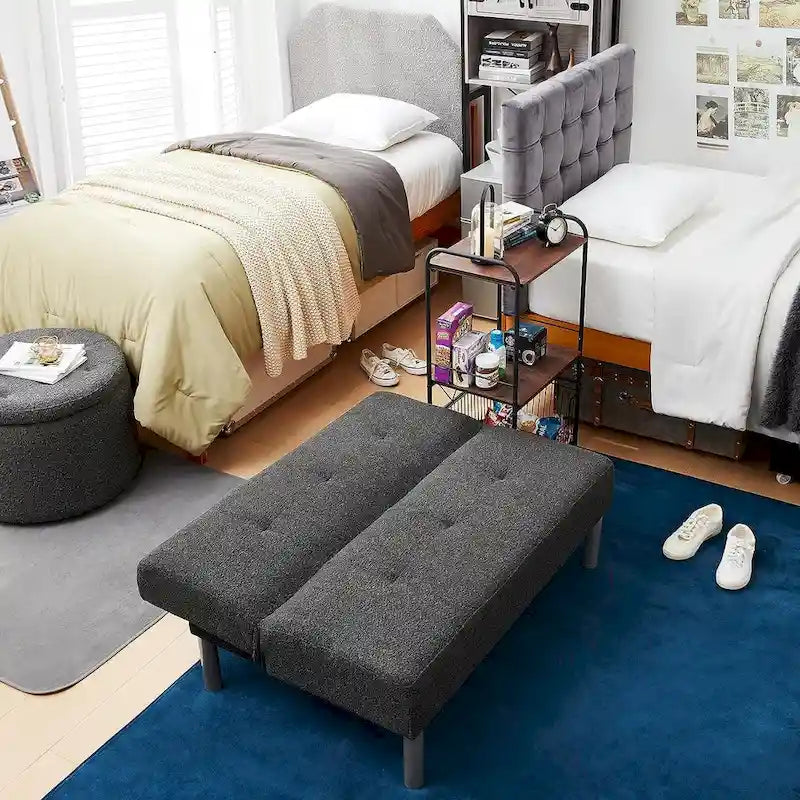 2East Boucle Mini-Futon by DormCo