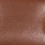 Mid-Century Modern Armchair with Wooden Frame and Faux Leather Cushions