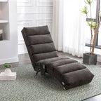 Modern Tufted Oversized Chaise Lounge Massage Chair For Living Room, Bedroom